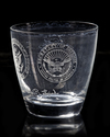 GLASS TUMBLER WITH U.S. DEPARTMENT OF DEFENSE SEAL