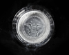 GLASS ASHTRAY WITH U.S. DEPARTMENT OF DEFENSE SEAL
