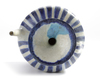 A KASHAN BLUE AND WHITE POTTERY EWER, PERSIA, 11TH-12TH CENTURY