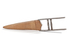 AN INDIAN SILVER PLATED (KATAR) DAGGER, 19TH CENTURY