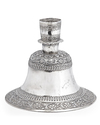 AN INDIAN SILVER HOOKAH BASE, 19TH CENTURY