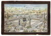 TWO PANORAMIC VIEWS OF MECCA AND MEDINA, INDIA, 19TH CENTURY