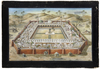 TWO PANORAMIC VIEWS OF MECCA AND MEDINA, INDIA, 19TH CENTURY