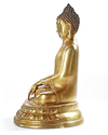A GILT-BRONZE SEATED BUDDHA, 20TH CENTURY