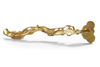 A CHINESE GILT BRONZE SCEPTRE WITH JADE INLAY, 20TH CENTURY