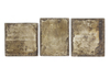 THREE OF INTRICATELY ENGRAVED STONE TILES, MOROCCO, 19TH-20TH CENTURY