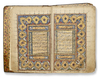 AN ILLUMINATED QAJAR QURAN, PERSIA, 18TH CENTURY