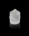 AN ISLAMIC CARVED CRYSTAL AMULET WITH KUFIC INSCRIPTIONS, 10TH-12TH CENTURY