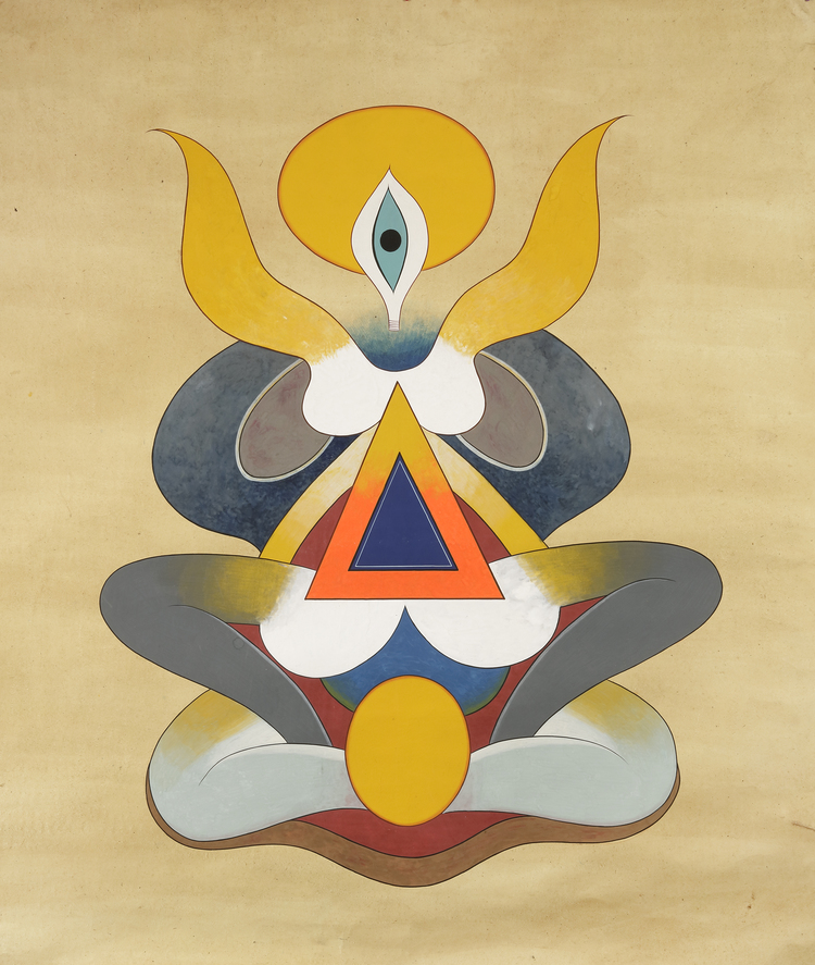 GHULAM RASOOL SANTOSH 1929-1997 MEDITATION
