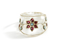 A MUGHAL ROCK CRYSTAL GEM SET ARCHERS RING, INDIA, 19TH CENTURY