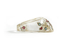 A MUGHAL ROCK CRYSTAL GEM SET ARCHERS RING, INDIA, 19TH CENTURY