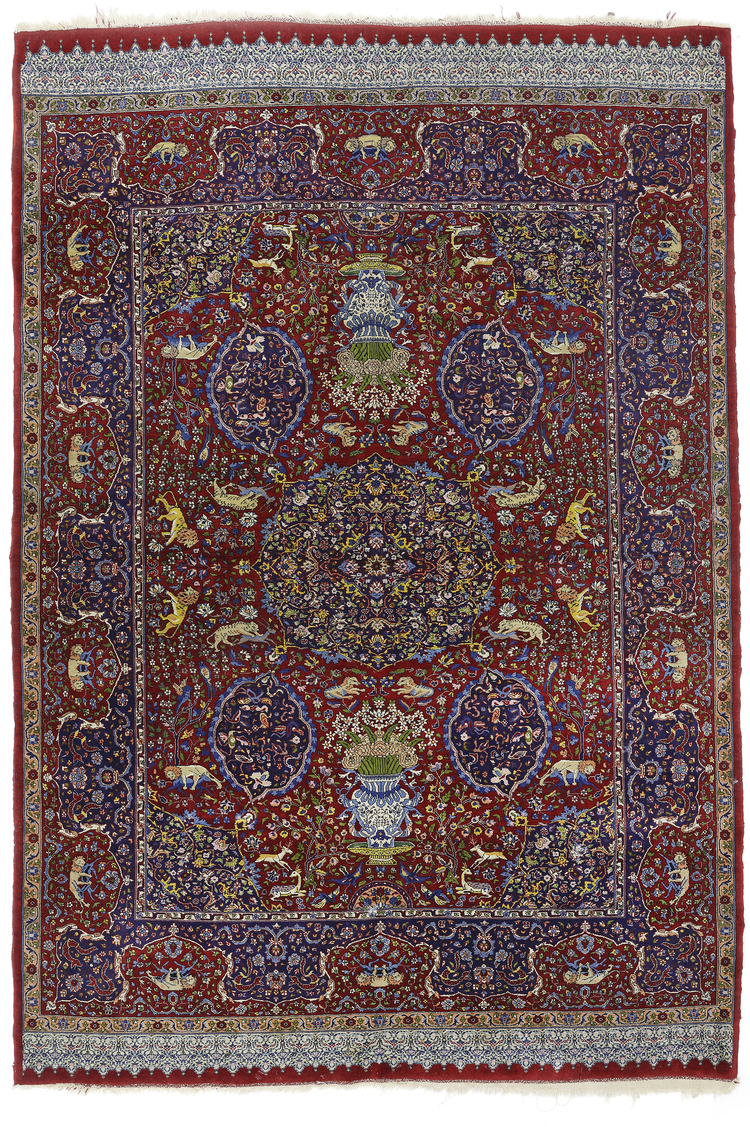 A KERMAN CARPET, CIRCA 1920