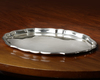 A DUTCH SILVER OVAL TRAY, 1960