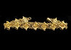 AN INDIAN 14 CARAT GOLD FILIGREE BRACELET