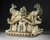 A LARGE JAPANESE OKINAWA GLAZED CERAMIC OSSUARY, EDO PERIOD (1615–1868)