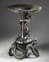 TAKAHASHI RYOUN, A JAPANESE BRONZE VASE WITH DRAGONS AND CARPS,MEIJI PERIOD,1868-1912