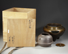 A JAPANESE CHAGAMA COMPLETE TEA CEREMONY SET, MEIJI PERIOD (1868-1912)