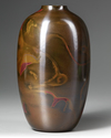 A JAPANESE BRONZE VASE, 20TH CENTURY