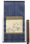 KINOSHITA ITSUUN, PEONY FLOWERS SCROLL, 19TH CENTURY
