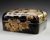 A JAPANESE KORIN-STYLE LACQUER RYOSHIBAKO, EARLY 20TH CENTURY