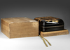 A JAPANESE KORIN-STYLE LACQUER RYOSHIBAKO, EARLY 20TH CENTURY