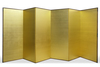 A JAPANESE SIX PANEL SCREEN GOLD LEAF, SHOWA PERIOD, 20TH CENTURY