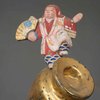 KO-UMA-JIRUSHI 馬印 WITH DANCING SHÔJÔ, JAPAN, EARLY MEIJI PERIOD (SECOND HALF 19TH CENTURY)
