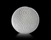 AN ISLAMIC CARVED CRYSTAL AMULET WITH KUFIC INSCRIPTIONS, 10TH-12TH CENTURY