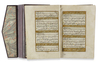 A FINE ILLUMINATED OTTOMAN QURAN, WRITTEN BY ALI VASFI AND DATED 1287 AH/1870 AD