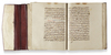 AN ILLUMINATED QURAN WRITTEN IN MAGHRIBI SCRIPT, NORTH AFRICA PROBABLY MOROCCO, 19TH CENTURY