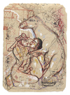 A GROUP OF EIGHT EROTIC DRAWINGS INDIA, KOTA, CIRCA 19TH CENTURY