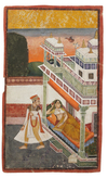 AN ILLUSTRATION TO A RAGAMALA SERIES BUNDI, NORTH INDIA, CIRCA 18TH CENTURY