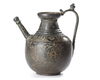 A KHURASAN SILVER-INLAID BRONZE EWER, PERSIA, 12TH CENTURY