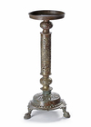 A MONUMENTAL KHURASSAN BRONZE LAMP-STAND,  PERSIA, 12TH CENTURY