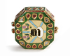 A HEXAGONAL GOLD GEMSET QURAN CASE PENDANT, LUCKNOW OR DECCAN, 19TH CENTURY