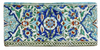 AN IZNIK POLYCHROME POTTERY BORDER TILE, TURKEY,
