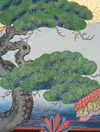 A JAPANESE MID-SIZE SIX PANEL BYÔBU WITH “ONE HUNDRED BOYS AT PLAY", EARLY MEIJI PERIOD (SECOND HALF 19TH CENTURY)