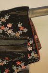 A JAPANESE SIX PANEL BYÔBU 屏風 EMBROIDERED WITH TAGASODE 誰袖 (“WHOSE SLEEVES?”), LATE MEIJI PERIOD, EARLY TAISHO PERIOD
