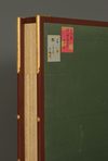 A JAPANESE SIX PANEL BYÔBU 屏風 EMBROIDERED WITH TAGASODE 誰袖 (“WHOSE SLEEVES?”), LATE MEIJI PERIOD, EARLY TAISHO PERIOD