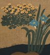 A JAPANESE SIX-PANEL RINPA SCHOOL STYLE JAPANESE  BYÔBU, LATE EDO PERIOD, (FIRST HALF 19TH CENTURY)