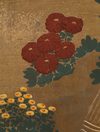 A JAPANESE SIX-PANEL RINPA SCHOOL STYLE JAPANESE  BYÔBU, LATE EDO PERIOD, (FIRST HALF 19TH CENTURY)