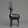 A JAPANESE ART DECO-STYLE ANTILOPE, SHOWA PERIOD (1926-1989)