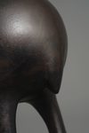A JAPANESE ART DECO-STYLE ANTILOPE, SHOWA PERIOD (1926-1989)