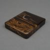 A JAPANESE SUZURIBAKO 硯箱 (WRITING BOX) WITH CRESCENT MOON, MEIJI PERIOD (1868-1912)