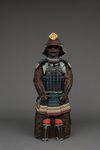 A BLACK LACQUERED JAPANESE SUIT OF ARMOUR, LATE EDO PERIOD (FIRST HALF 19TH CENTURY)