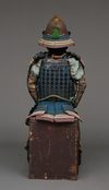 A BLACK LACQUERED JAPANESE SUIT OF ARMOUR, LATE EDO PERIOD (FIRST HALF 19TH CENTURY)