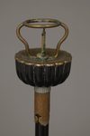 TWO STYLISH JAPANESE TEMPLE CANDLESTICK, 19TH CENTURY