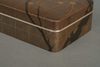 A SILVER JAPANESE TEBAKO 手箱 (PERSONAL ACCESSORIES BOX) WITH APRICOT TREE, EARLY SHOWA PERIOD