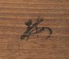 A SILVER JAPANESE TEBAKO 手箱 (PERSONAL ACCESSORIES BOX) WITH APRICOT TREE, EARLY SHOWA PERIOD