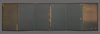 A MID SIZE JAPANESE SCREEN DEPICTING A SAMURAI BATTLE,  EDO PERIOD, 18TH CENTURY